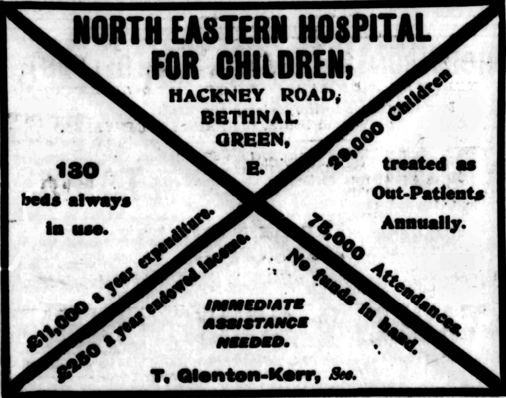 1907 appeal for funds