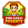 end child poverty badge