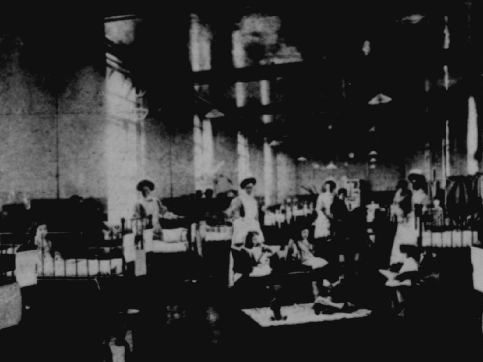 A WARD IN THE QUEEN'S HOSPITAL FOR CHILDREN.